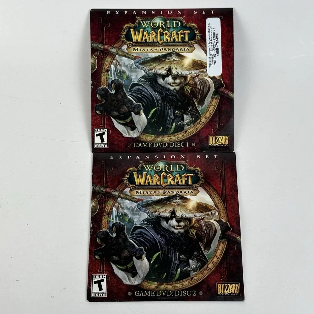 World of Warcraft Mists of Pandaris 4 Disc Game Behind the Scenes & Expansions